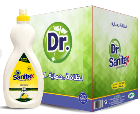Dr.Sanitex Dishwashing liquid 12*1.5ltr